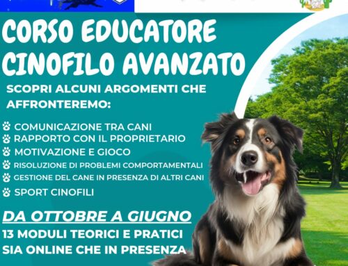 Corso Educatore Cinofilo